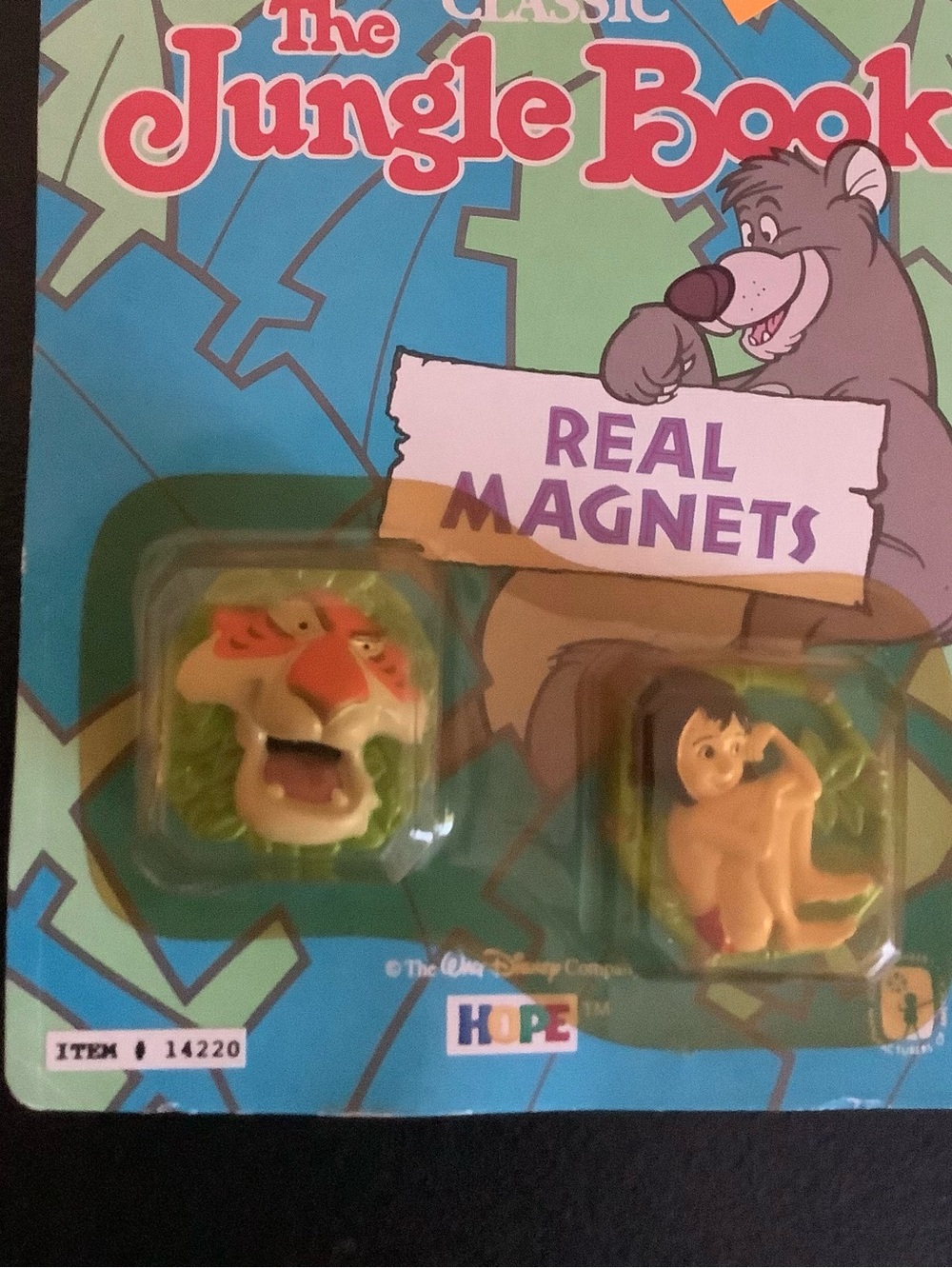 Vintage Disney The Jungle Book Real Magnets collectors item